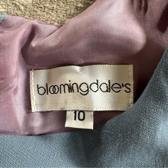 Vintage Bloomingdale’s wool mini dress sleeveless shift dress 10 - Picture 3 of 7